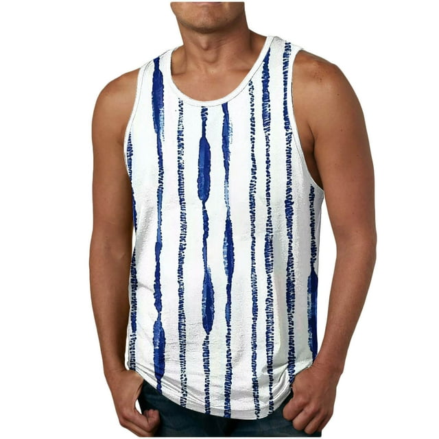 Color Su Propio Pijamas, el Tiempo Libre de los Hombres Fitness Home Wear Fashion Streak Printing T-Shirt Deportes