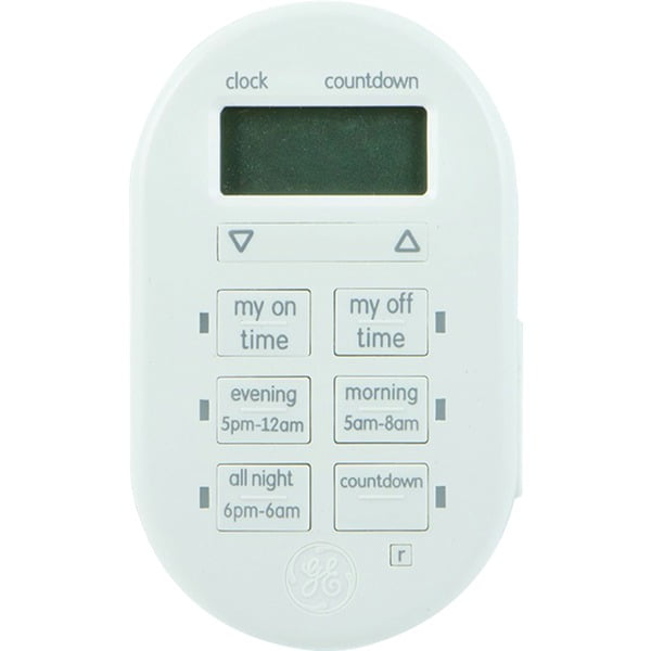 myTouchSmart Programmable Indoor Plug-In Digital Timer, 1-Outlet, 26892 by GE