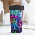 thumbnail image 6 of Yiaed Neon Free Play Print Stainless Steel Coffee Mug -Vacuum Insulated Coffee Tumbler - Leakproof Travel Mugs Insulated for Hot & Cold Drinks, 6 of 8