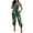 Green, variant on Aayomet Womens Rompers And Jumpsuits Women Daily Summer Casual O Neck Sleeveless Waist Micro Elastic Band Tied Detail Backless,Green L