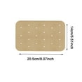 thumbnail image 2 of TOP-MAX 100PCS Air Fryer Paper Liners Vegetable Silicone Oil Paper Air Fryer Accessories (White Non-porous), 2 of 7