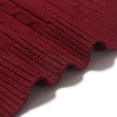 thumbnail image 4 of FINALGANG Mens Solid Color Cable Knit Turtleneck Sweater Long Sleeve Ribbed Hem Slim Fit Jumpsuit For Daily Wear Business Casual Red XL, 4 of 7