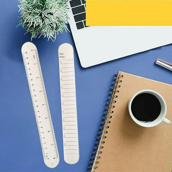 School Supplies, Homecoming Office Supplies,To Do List Slap Bracelet Wearable Notepad Wristbands Reusable Silicone Memo Wrist Band Reminder Erasable Wristband With Ruler For Work Daily Planner Task
