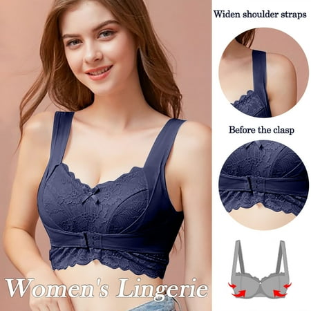 

Ykohkofe Woman No Breast-Wiping And Chest-Wrapping Sports Bras Sexy Lace Underwear
