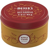 Mrs. Meyer's Clean Day Apple Cider Fall Tin Candle - Soy Wax, 1 Wick - 2.9 Oz