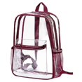 thumbnail image 2 of Clear Backpack Heavy Duty Stadium Approved School Cute Transparent Backpacks Clear Bag Travel, 2 of 4