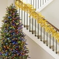 thumbnail image 5 of LSLJS Tinsel Garland 6.6Ft Glitter Metallic Twist Hanging Christmas Tinsel Garland for Home Mantle Xmas Tree Staircase Railing Year Holiday Party Christmas Decorations, 5 of 5