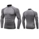 thumbnail image 4 of pstuiky camisa de manga larga para hombre, Camisa deportiva transpirable de manga larga y cuello redondo para hombre, color liso camisetas de hombre s, 4 of 5