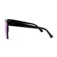 thumbnail image 3 of FEISEDY Women Men Flat Top Shield Sunglasses Oversized Square Rimless Shades UV400 B2470, 3 of 6