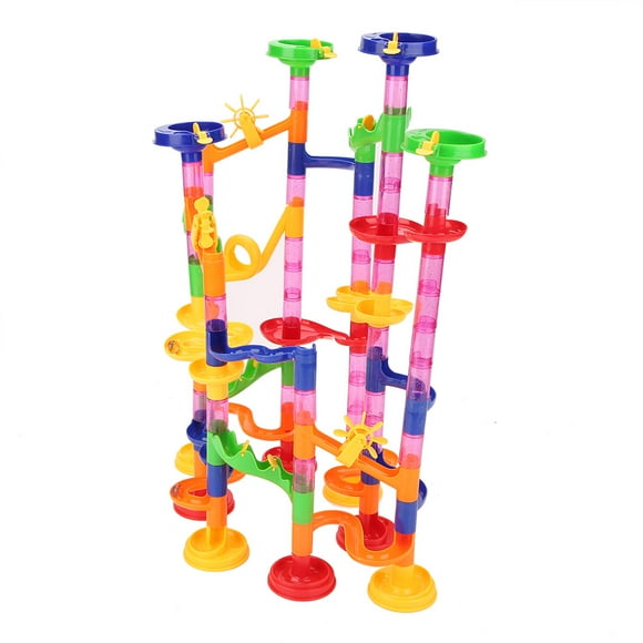 Pathway Brick Toy, Marble Maze Game Set Toys with Rolling Balls Learning Building Blocks Boys Girls Toys Gift for Kids Children