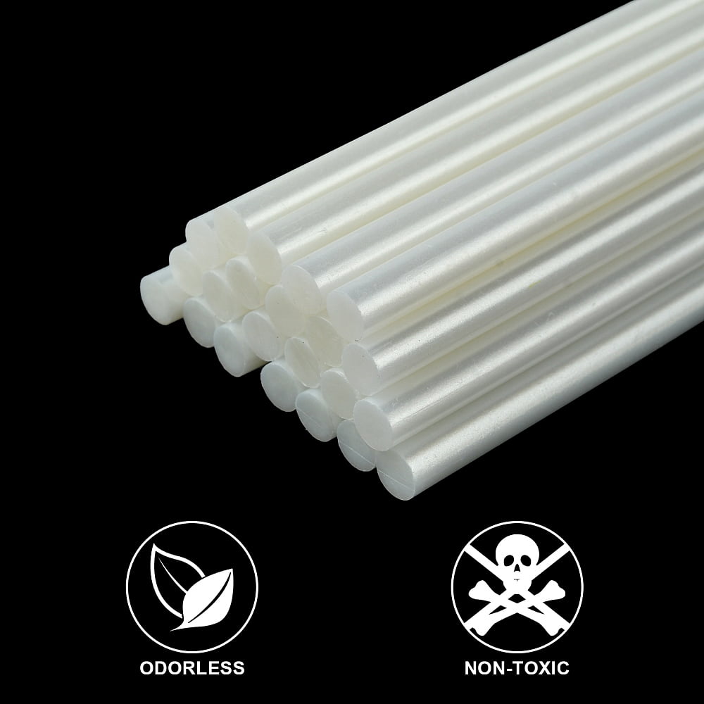 Plastic Glue Sticks Sealing Sticks Hot Melt Glue Adhesive Sticks for Vintage Seal Stamp White 10x0.7cm