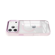 Strong Metal Wireless Charging Case for iPhone 17 Pro Max - Pink