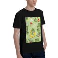 thumbnail image 2 of Bingfone Cute Dinosaurs Cartoon Men'S Loose Fit Short-Sleeve Pocket T-Shirt, 2 of 7