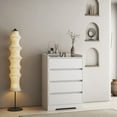 thumbnail image 2 of ALEAVIC 4 Drawers Dresser Modern Cabinet for Living Room, White, 2 of 6