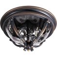 thumbnail image 2 of Maxim Camden 3-Light Outdoor Ceiling Mount in Golden Bronze, 16", 2 of 8