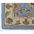 thumbnail image 5 of Rugsotic Carpets Hand Tufted Wool Eco-Friendly Area Rugs - 2'6''x10', Runner, Blue White, Modern Contemporary Design, High Pile Handmade Anti Skid Rugs for Living Room, Bed Room (K00523), 5 of 6