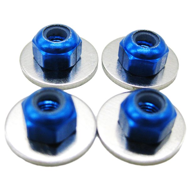 Vogacara Mano de obra exquisita Tuerca para neumático M3 Estilo de rendimiento del coche RC S y mano de obra exquisita. Reemplazo Kits de construcción modelo azul oscuro