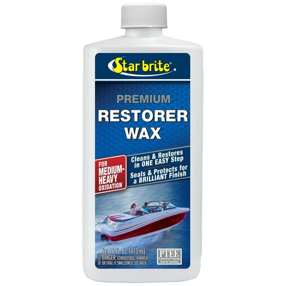 Star brite Premium Restorer Wax - For Medium to Heavy Oxidation