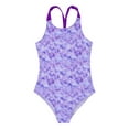 thumbnail image 3 of YEAHDOR Girls One Piece Swimwear Multi-Color Cartoon Horse Patterns Bathing Suit,Sizes 4-16 Rainbow Scales 8, 3 of 7