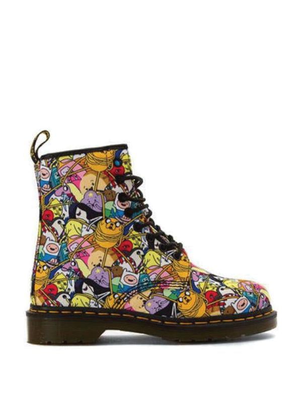 Dr. Martens - Dr. Martens Adventure Time Castel Toon Unisex Canvas Boots 21845100 White - Walmart.com - Walmart.com