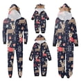 thumbnail image 1 of Reindeer Matching Family Pajamas, Christmas Onesie Comfortable Matching Pjs, Perfect for Christmas Photos & Holiday Celebrations, Sizes for All (Gray), 1 of 4