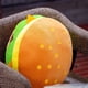 thumbnail image 2 of Hamburguesa Grande Muñeca De Juguete De Dibujos Animados Linda Adorable Suave Terciopelo De Algodón De Peluche Esponjoso Bebé Muñeca De Juguete Para Niños Niñas Regalo De Cumpleaños Guardurnaity FN003535-01, 2 of 6