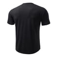 thumbnail image 5 of LMOIPLI Mens Slim Fit Henley T Shirt with Button Placket Soft Breathable Cotton Blend Short Sleeve Tee for Casual Daily Wear Black S, 5 of 9