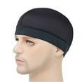 thumbnail image 2 of ZACPNCV Silky Bonnet for Sleeping Extra Large Silky Hair Wrap Satin Lined Hair Bonnet Skull Caps for Curly Hair Black Free Size, 2 of 5