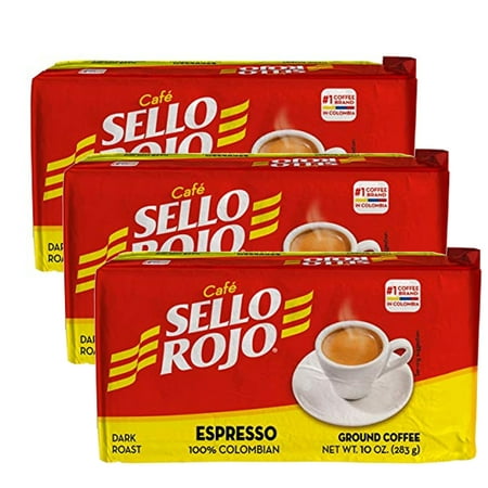 Cafe Sello Rojo Colombian Coffee ground 10 oz (Pack of