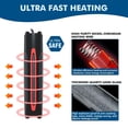 thumbnail image 3 of XZKING Aquarium Heater, Quartz Fish Tank Heater with LED Digital Display Thermostat Controller for 5-160 Gallon Freshwater Saltwater Tank(100w), 3 of 8