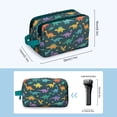 thumbnail image 3 of Toiletries Bag,Dinosaur and Palm Tree Pattern Mens Womens Toiletry Bag Bathroom Bag,Waterproof Toiletry Travel Bag Dopp Kit Shaving Bag 11x6.3x5.1 Inch, 3 of 5