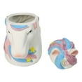 thumbnail image 3 of Sacred Purity White Unicorn With Rainbow Mane Horn Ceramic Cookie Jar Figurine, 3 of 9
