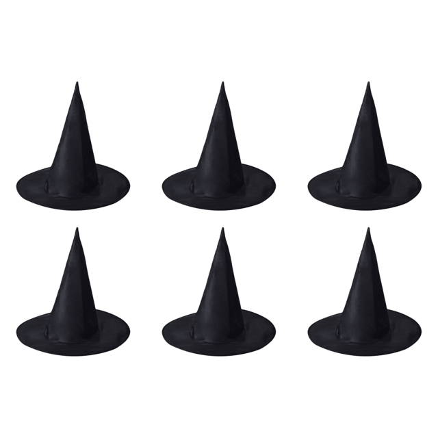 Sombrero Bruja Halloween Cosplay Brillante Decoraciones para El Al Aire Libre