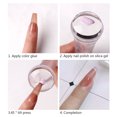 thumbnail image 3 of Nail Art Scraper Transparente Silicona Nail Art Stamper Y Scraper Set Diy Manicure Nail Art Tool Inevent CE007390-02, 3 of 6