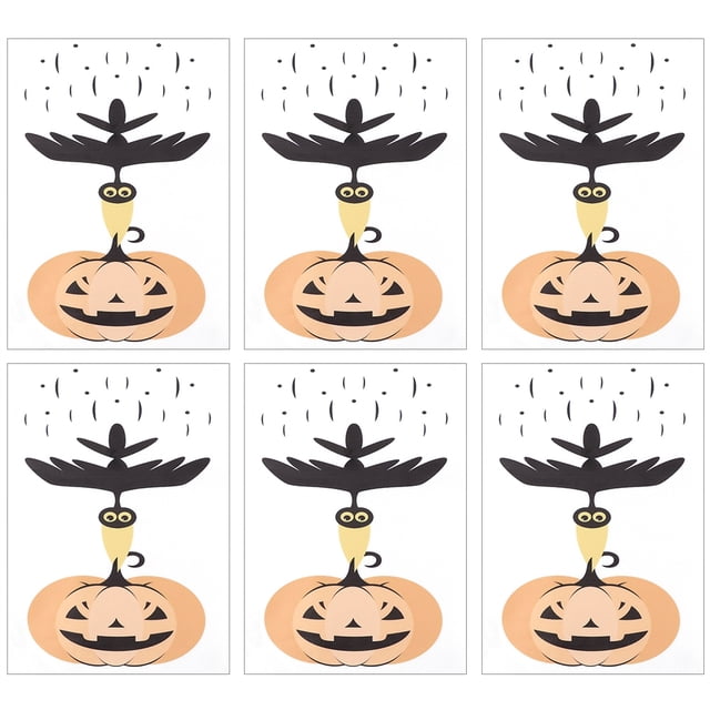 Home Decoration,6Pcs Self‑Adhesive Halloween Toilet Halloween Sticker Toilet Decal Best in Class