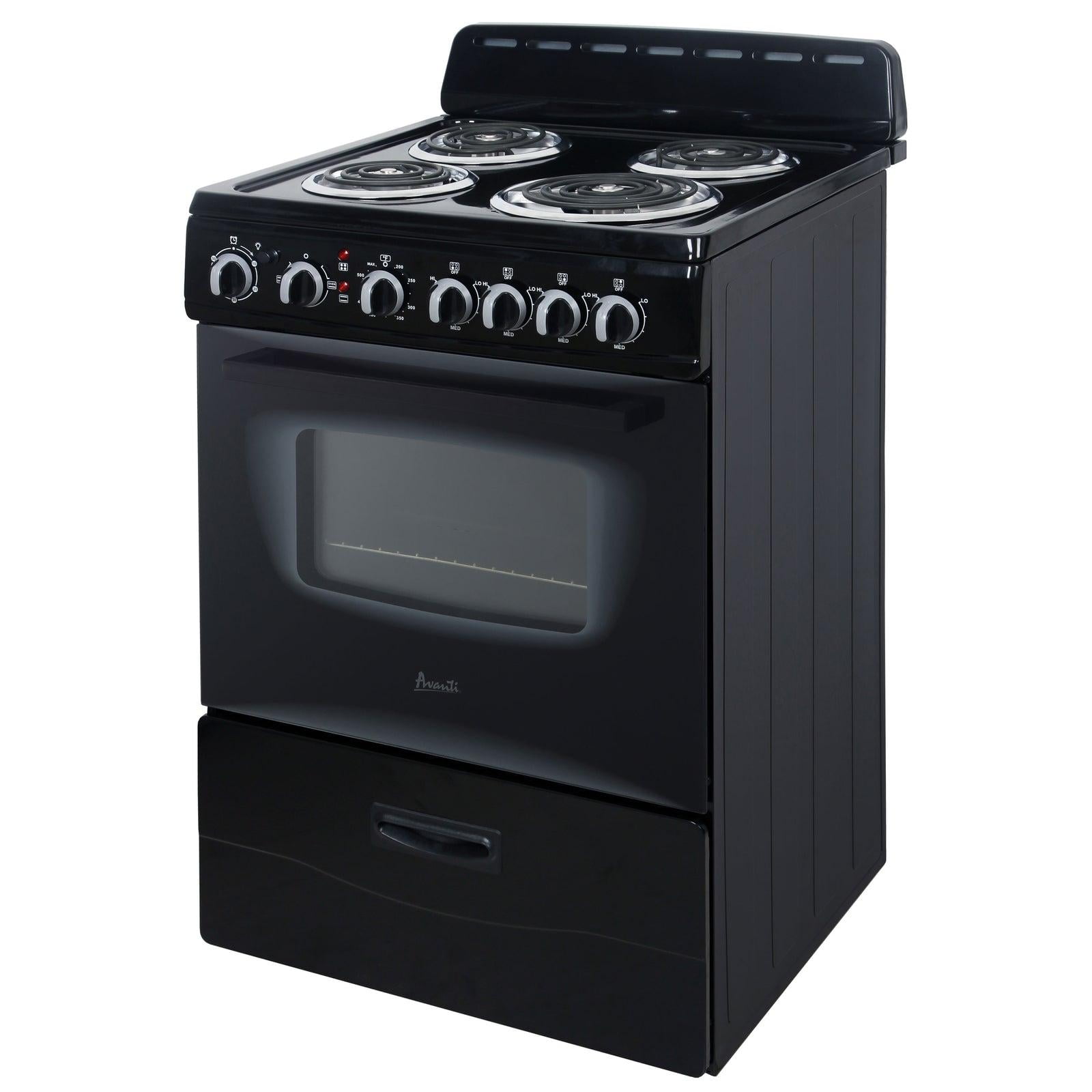 Avanti 24" Electric Range Oven with Framed Glass Door, in White (ERU240P0W)