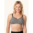 thumbnail image 2 of Leading Lady, The Uma, Wireless Nursing Bra, Unpadded, Postpartum Breastfeeding, Nursing Clips, Inner Sling, Cotton, 2 Pack (Women's), 2 of 6