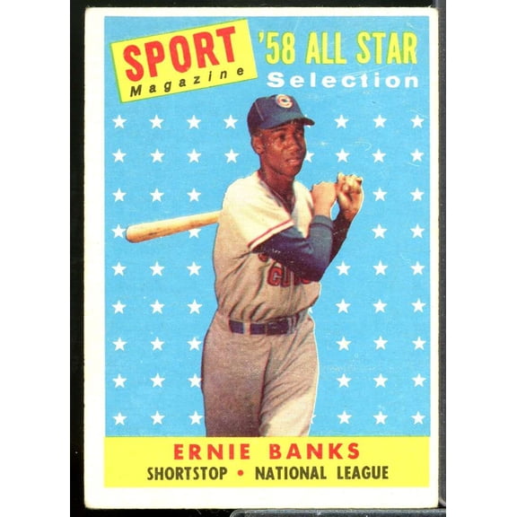 Ernie Banks AS Card 1958 Topps #482