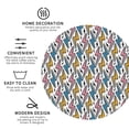 thumbnail image 4 of Gaeub Colorful Lightning Bolts Print 6 Pcs Leather Coasters for Drinks ,Drink Coasters Sets,Drink Table Cup Coasters for Living Room Kitchen Coffee Decor,Round Shape, 4 of 7