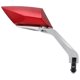 thumbnail image 2 of 2Pcs Motorcycle Street Bike Modified Square Rearview Mirror Rear View Side Mirrors Chrome, 2 of 4