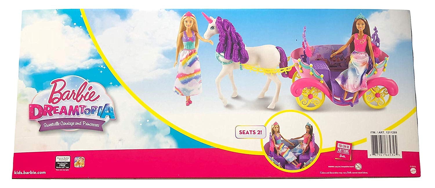 barbie dreamtopia unicorn carriage