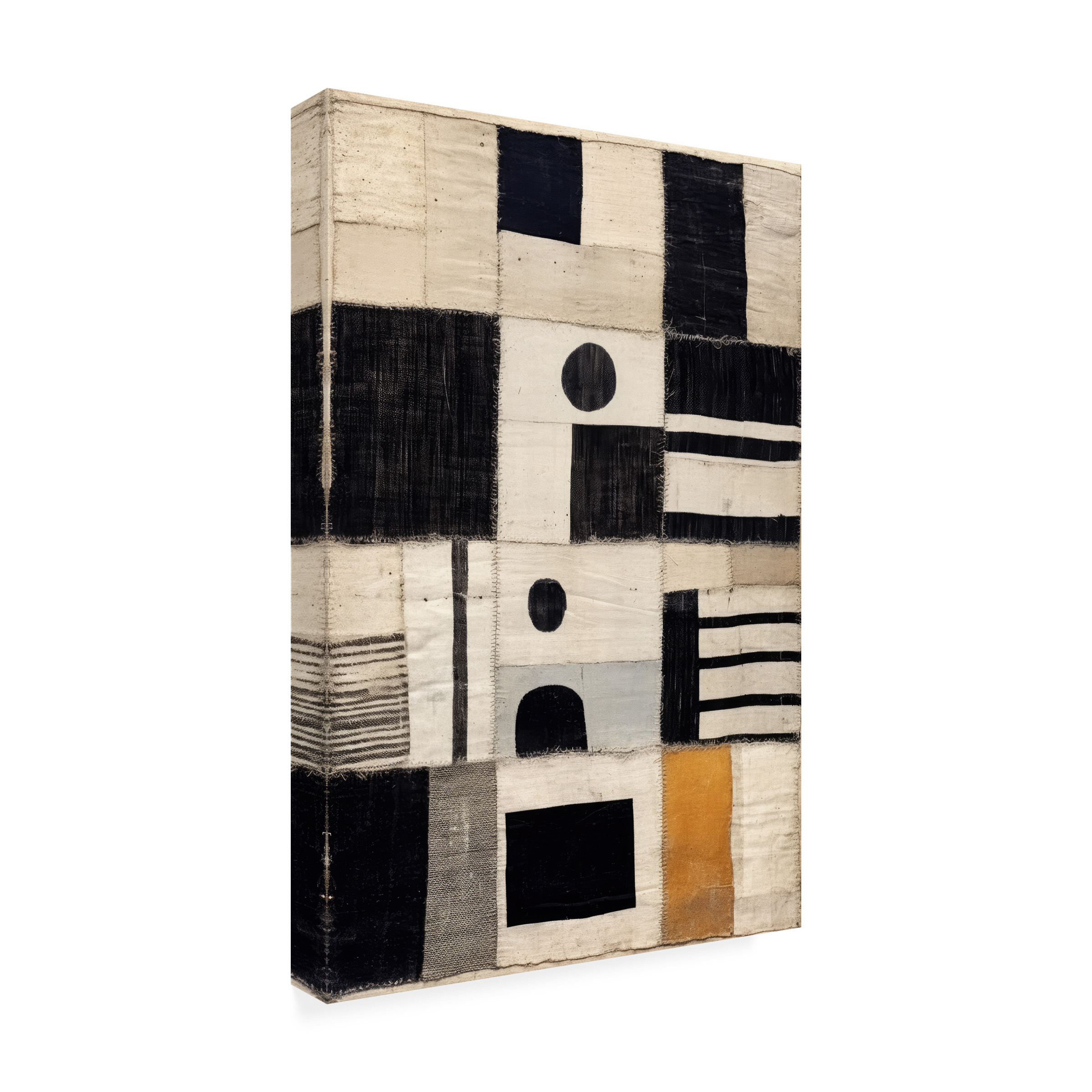 Treechild 'Sewn Fabric' Canvas Art