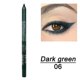 thumbnail image 1 of Lápiz Delineador de Ojos de larga duración para mujer, 14 colores, resistente al agua, pigmento verde, marrón, moda, maquillaje de ojos, cosméticos( 06 Dark Green, 1 of 5