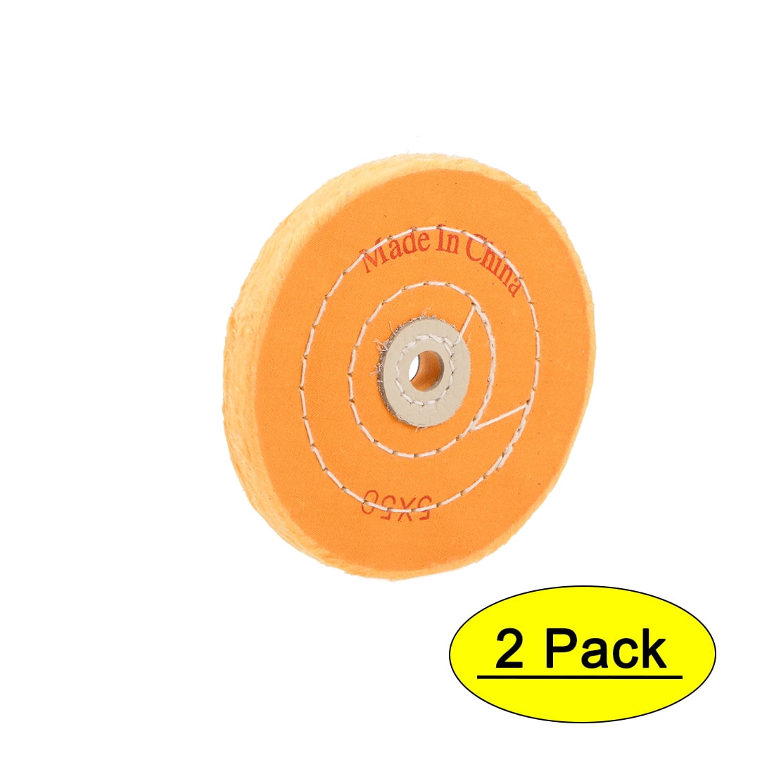 5Inch Cotton Buffing Wheel Polishing for Bench Grinder Tool 1/2Inch