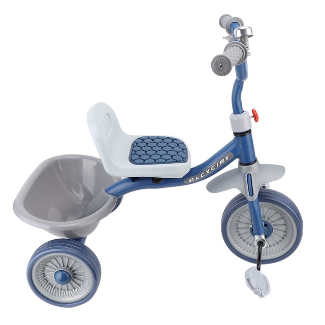 Juguete Del Triciclo Del Niño, Triciclo Azul Del Triciclo De Los Niños De La Estructura Del Triángulo Para El Uso Diario