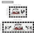 thumbnail image 3 of Farmhouse Standing Kitchen Mat Set of 2 Non Slip Thick Kitchen Rugs and Mats for Floor Comfort , Sink, Office, Laundry, 17"x47"+17"x28", 3 of 6