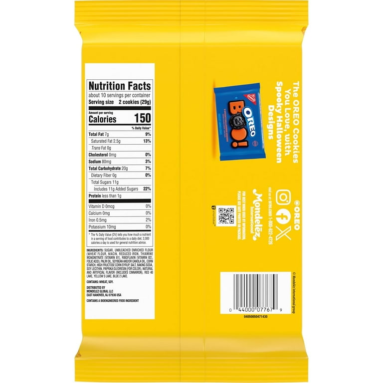 OREO Pumpkin Spice Sandwich Cookies 10.68 oz - 2 Pack Limited
