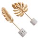 thumbnail image 1 of WEUVEB 2Ud De Hojas Monstera En Khaki Con Base Para Decorar Interior Y Exterior, 1 of 8