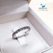 Smoky Quartz / Natural GemStones / Sterling Silver 925 Ring / Rhodium plated / Nickel-Free / MadDuckJewels RG1428sm / Thailand Jewelry