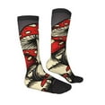thumbnail image 3 of Balery Red Mushrooms Printed Novelty Socks Men's Women's Crew Socks Sports Socks Knee High Socks Cotton Socks Quirky and Cool Socks, 3 of 9